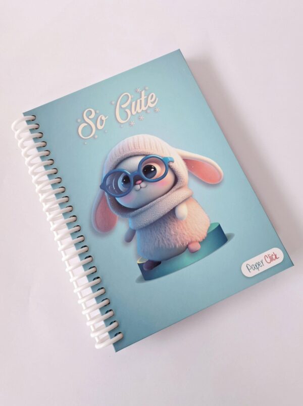 Cuaderno Argollado Mediano Tapa Dura 7Materias Paper Click