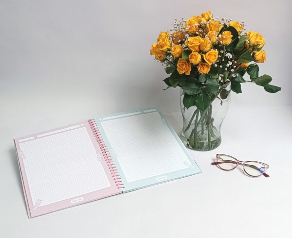 Cuaderno Argollado Grande Tapa Dura 7Materias Paper Click