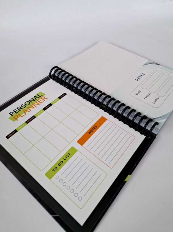 Cuaderno Argollado Mediano Tapa Dura 7Materias Paper Click