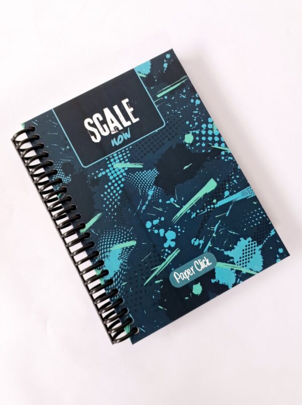 Cuaderno Argollado Mediano Tapa Dura 7Materias Paper Click
