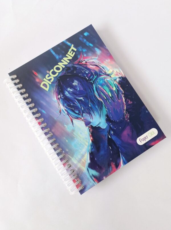 Cuaderno Argollado Mediano Tapa Dura 7Materias Paper Click