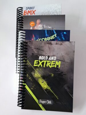 Cuaderno Argollado Grande Tapa Dura 7Materias Paper Click