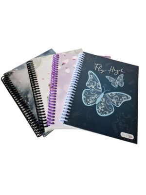 Cuaderno Argollado Grande Tapa Dura  7Materias Paper Click