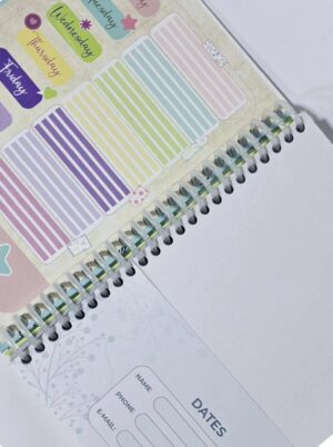 Cuaderno Argollado Grande Tapa Dura  7Materias Paper Click