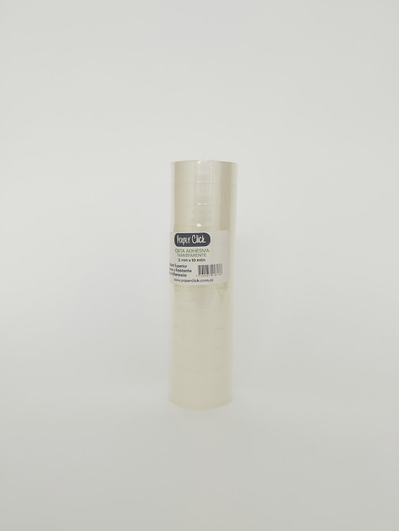 Cinta adhesiva Paper Click 12mm*10mts (12 unidades)