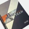 Cuaderno Argollado Grande Satinado Tapa Dura 7Materias Paper Click
