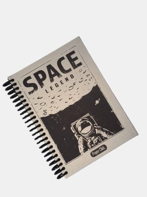 Cuaderno Argollado Mediano Satinado Tapa Dura 7Materias Paper Click