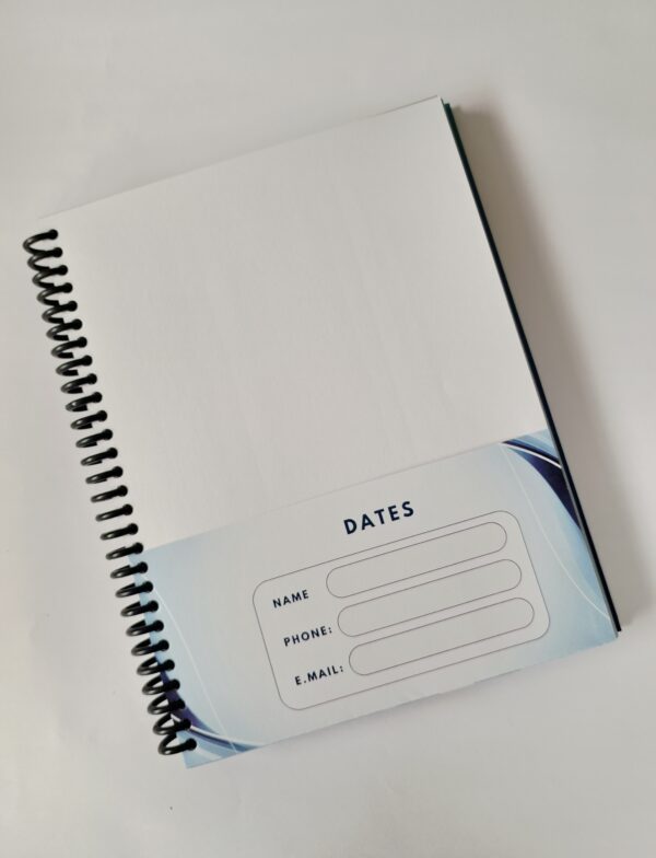 Cuaderno Argollado Grande Satinado Tapa Dura 7Materias Paper Click