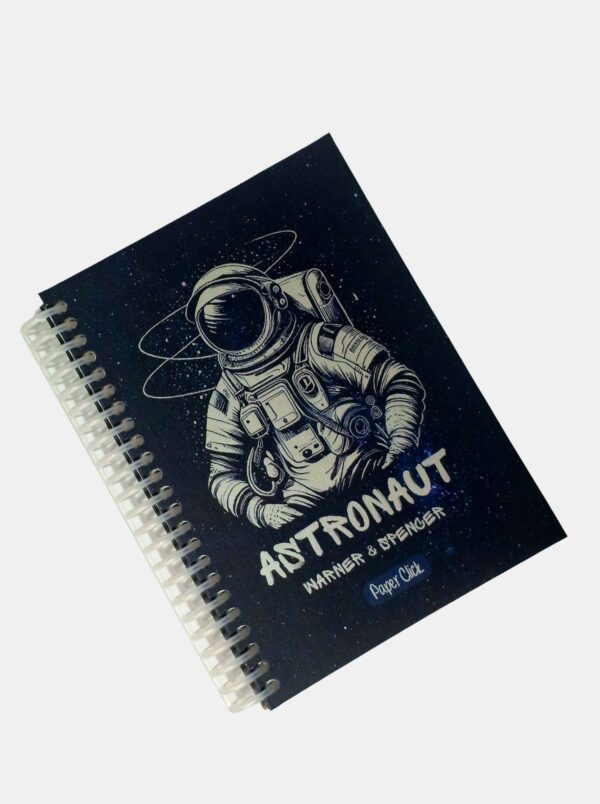 Cuaderno Argollado Mediano Satinado Tapa Dura 7Materias Paper Click