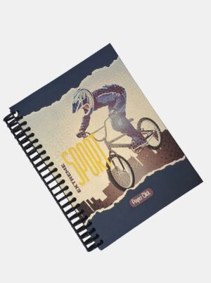 Cuaderno Argollado Mediano Satinado Tapa Dura 7Materias Paper Click