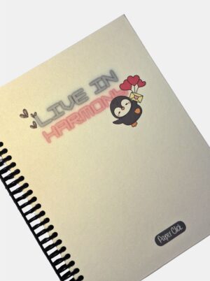 Cuaderno Argollado Grande Tapa Dura 7Materias Paper Click